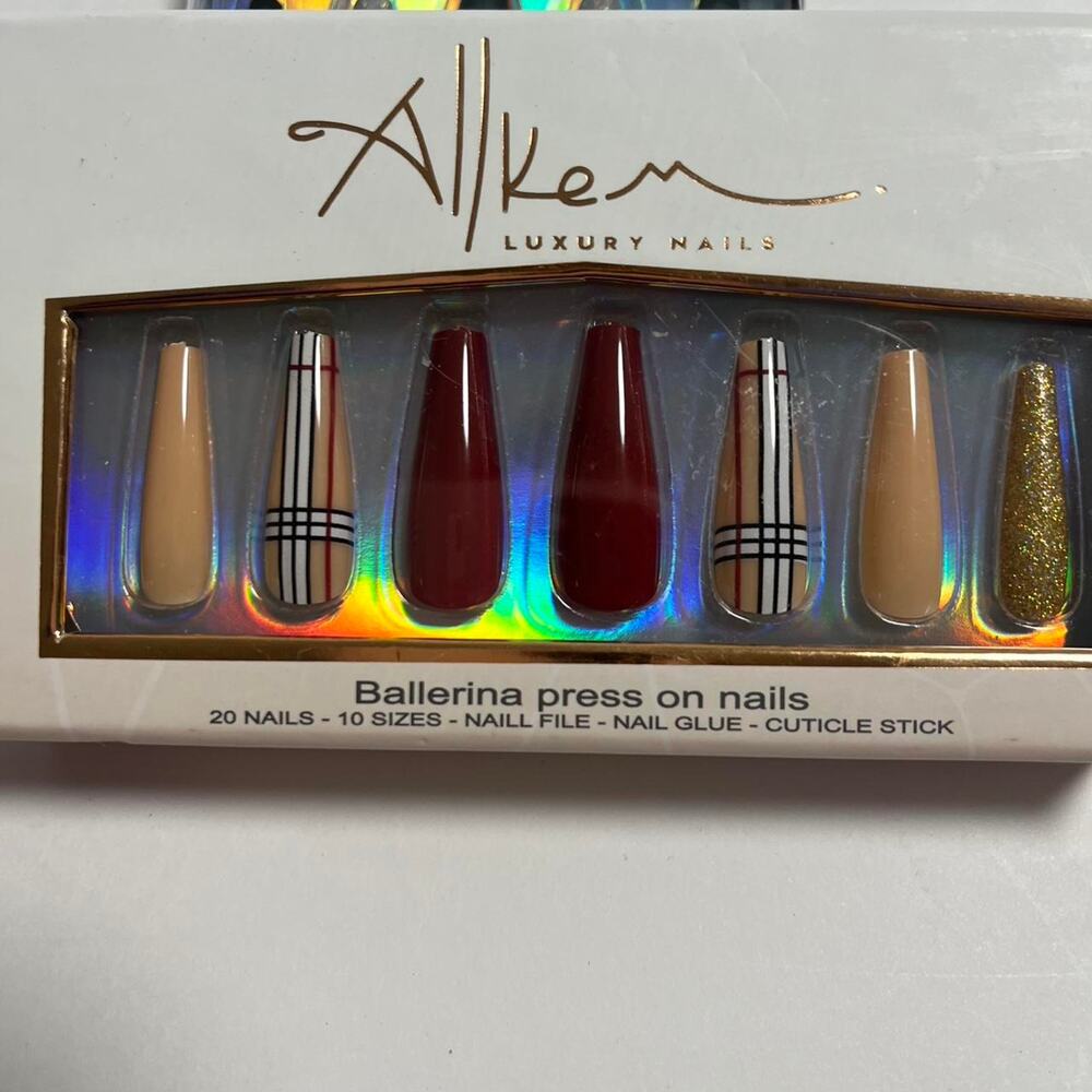 Allkem nails press on ballerina